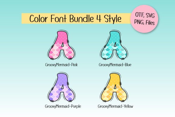Groovy Mermaid Font preview 2