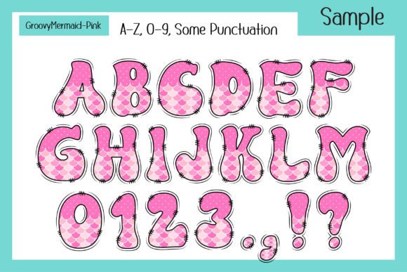 Groovy Mermaid Font preview 3