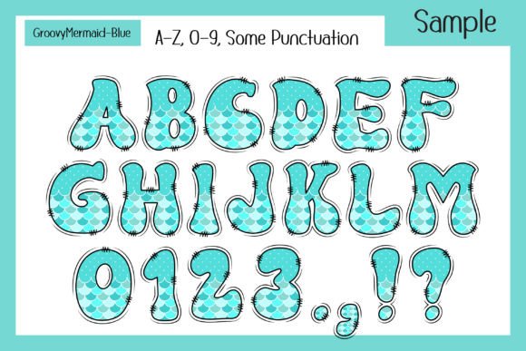 Groovy Mermaid Font preview 4