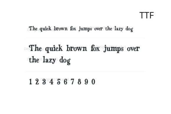 Groovy Newspaper Font preview 4