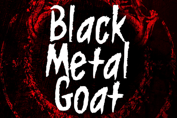 Black Metal Goat Font