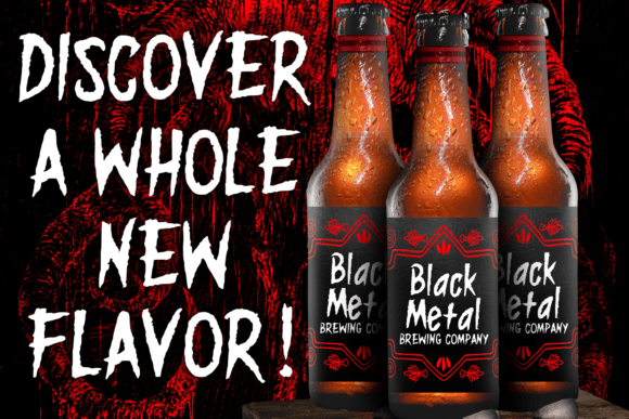 Black Metal Goat Font preview 2