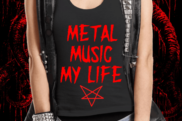 Black Metal Goat Font preview 3