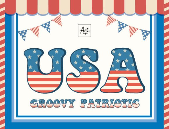 Groovy Patriotic Font