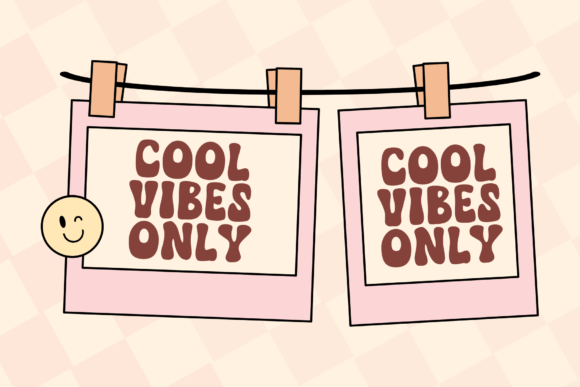 Groovy Rainbow Font preview 2