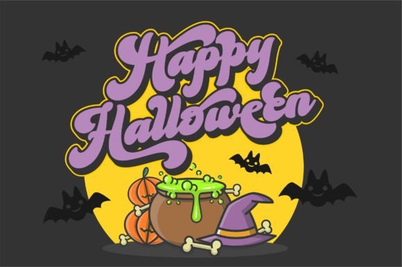Groovy Retro Font preview 3