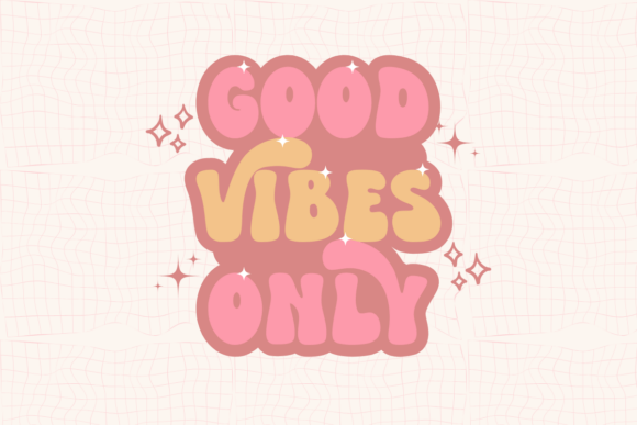 Groovy River Font preview 4