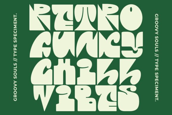 Groovy Souls Font preview 4