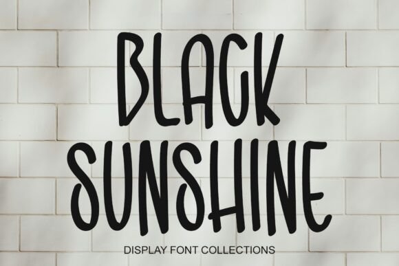 Black Sunshine Font preview 3