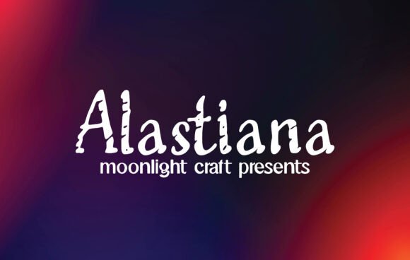 Alastiana Font preview 2