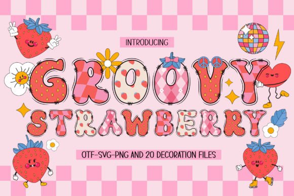 Groovy Strawberry Font