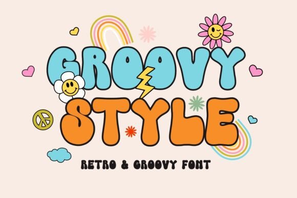 Groovy Style Font preview 2