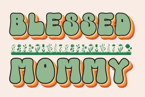 Groovy Style Font preview 4