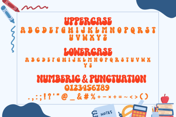 Groovy Teacher Font preview 2