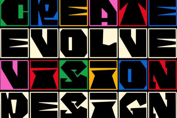 Groovy Texbox Font preview 4