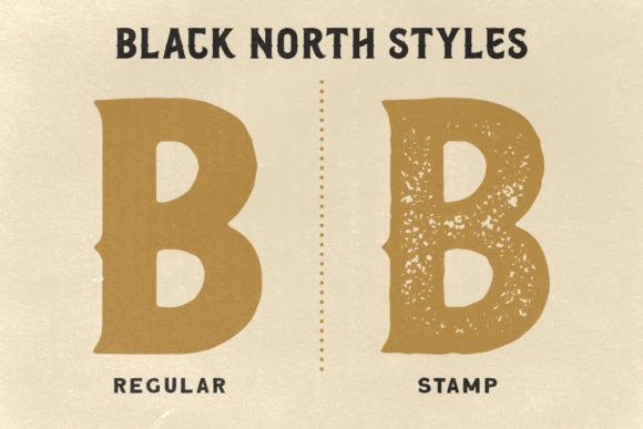 Black North Font preview 2