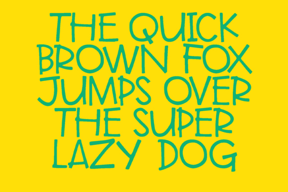 Growies Font preview 3