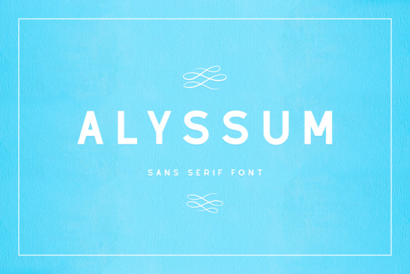 Alyssum Font