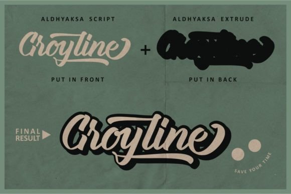 Groyline Font preview 2