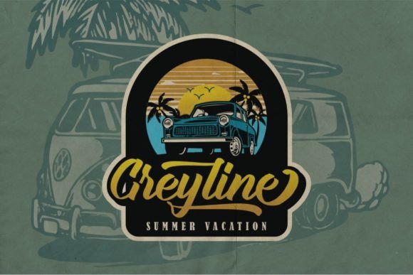 Groyline Font preview 3