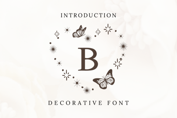 Butterfly Heart Font