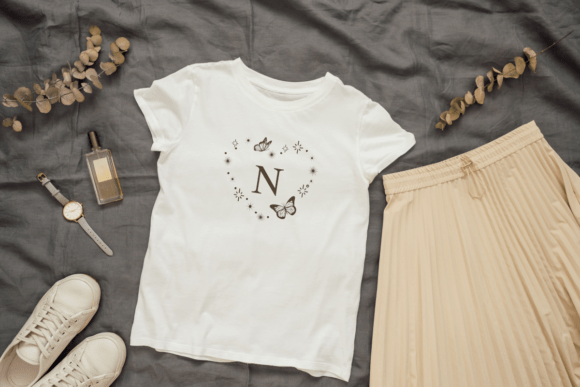 Butterfly Heart Font preview 4