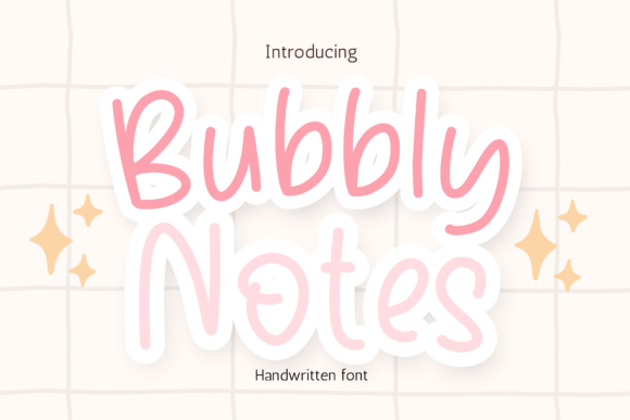 Bubbly Notes Font