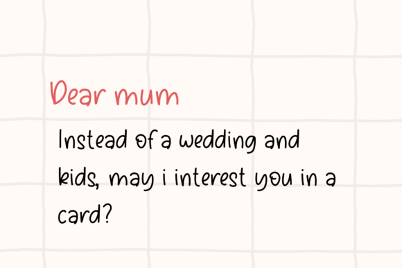 Bubbly Notes Font preview 2