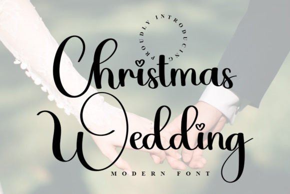 Christmas Wedding Font