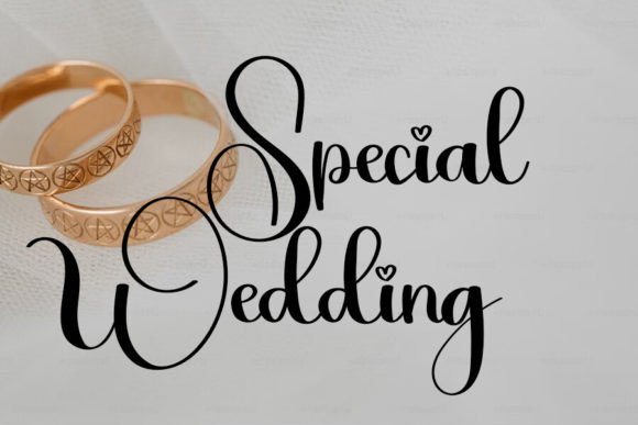 Christmas Wedding Font preview 2