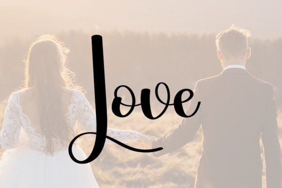 Christmas Wedding Font preview 4