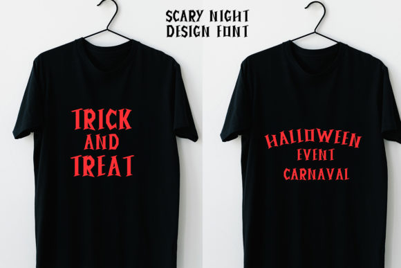 Creepy Night Font preview 4