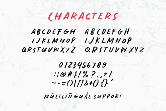 Diary Notes Font preview 4