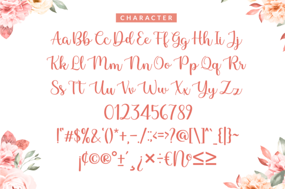 Ashton Hearts Font preview 2