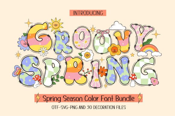 Groovy Spring Font Groovy Spring Font