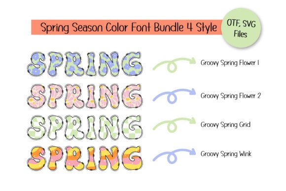 Groovy Spring Font preview 2