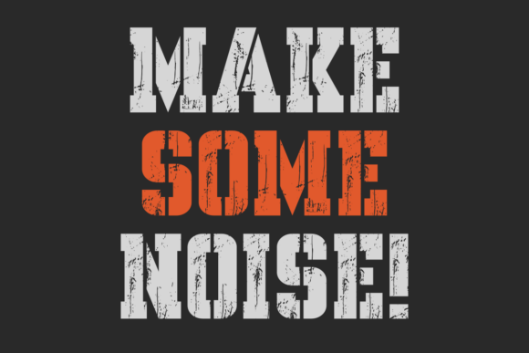 Grunge Corps Font preview 2