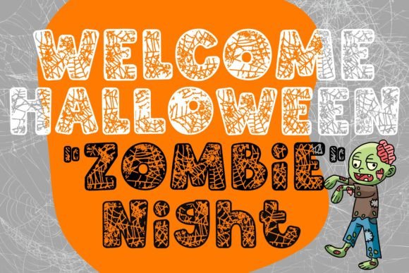 Grunge Cobweb Font preview 2