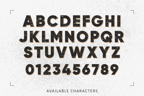 Grunge Distressed Font preview 4
