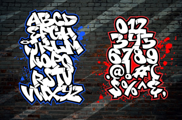 Blue Monsta Font preview 2