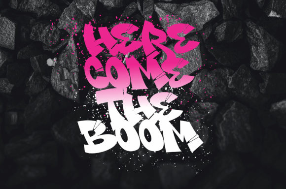 Blue Monsta Font preview 3