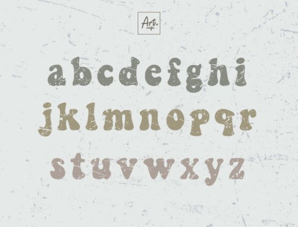 Grunge Groovy Font preview 3