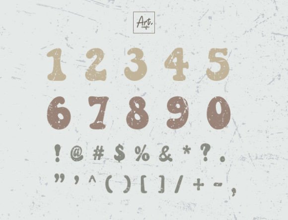 Grunge Groovy Font preview 4