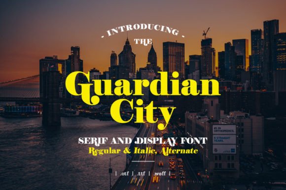 Guardian City Font
