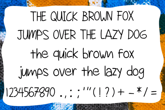 Guerilla Handwriting Font preview 4