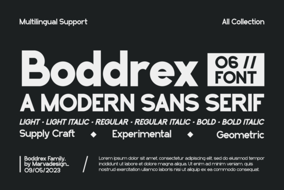 Boddrex Font