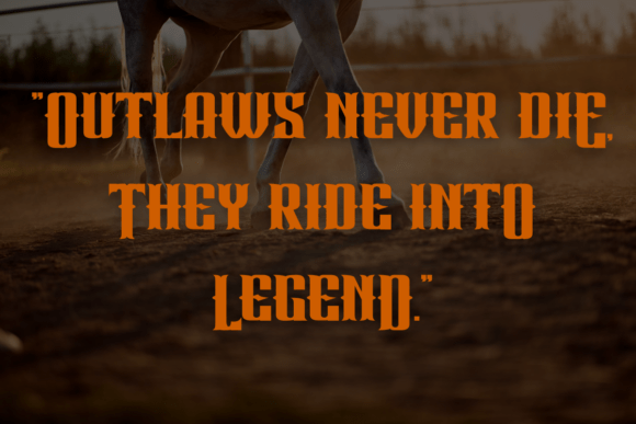 Gunmark Rodeo Font preview 2
