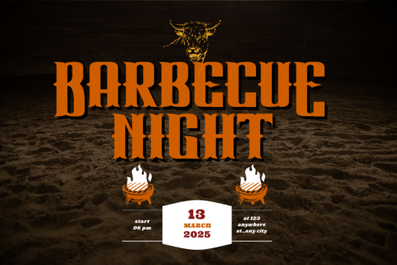 Gunmark Rodeo Font preview 4