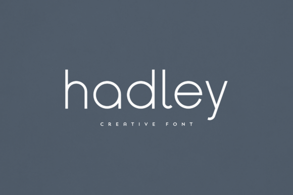 Hadley Font preview 2