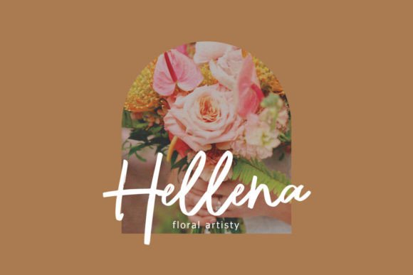 Hafine Brush Font preview 4